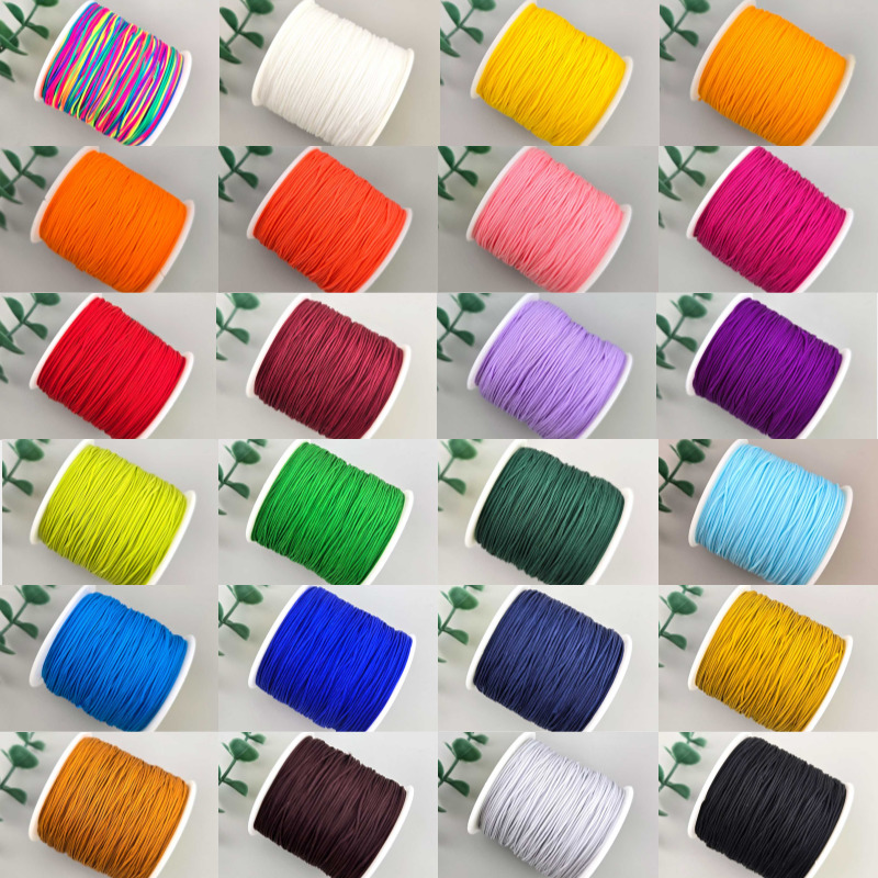비즈톡 [YD-04-00]나일론매듭실 0.4mm 24color , 10yd(900cm)
