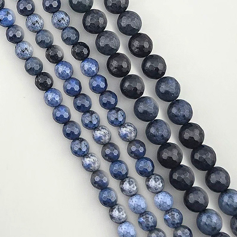 비즈톡 [J2-300-01]원석축구볼컷 마이크로커팅 8mm 듀모티어라이트 천연석 ,반줄