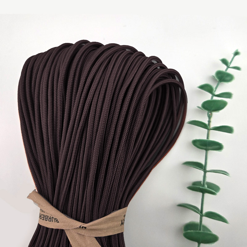 비즈톡 [Y1-41-25]폴리로프줄 3mm 단색진밤색(018) ,100yd