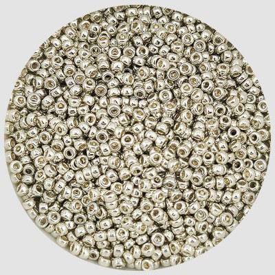 비즈톡(BEADSTOK) - 비즈톡 [B15-05]미유키비즈 시드비즈 1.5mm 실버아연도금/은색메트 (181) ,5g